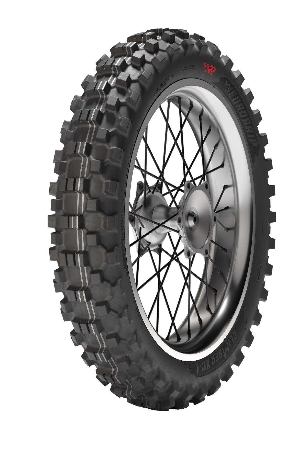 Eurogrip Climber XC-R 140/80-18 70R FIM TT MST SOFT (beyaz çizgiler) Arka Off-Road & Motocross Lastiği